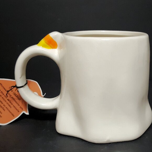 NEW Global Design Ghost Shaped Mug with Candy Corn Boo Halloween - Picture 5 of 7